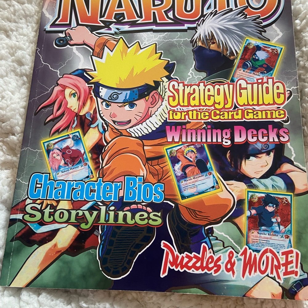 Red and Yellow Gaming Guide for Naruto Video Game